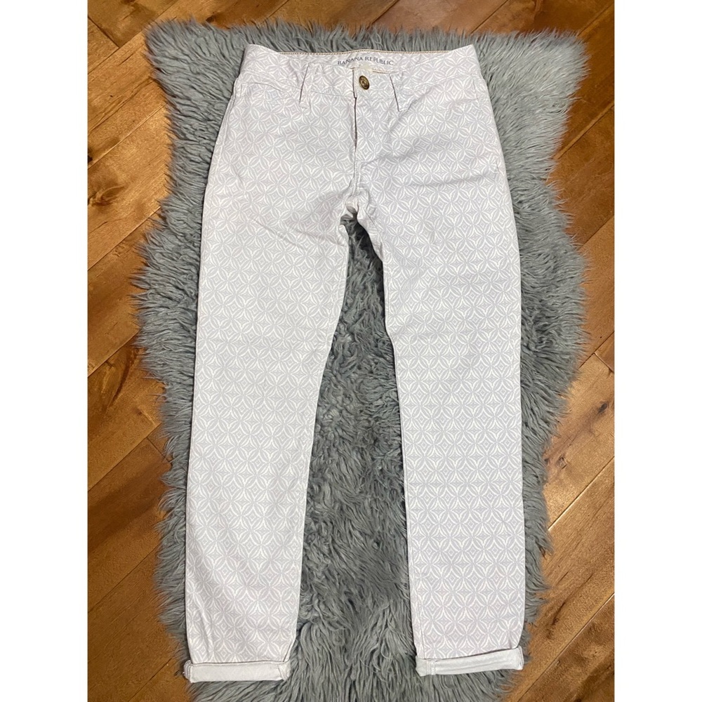 Banana Republic Geometric Skinny Jeans Size 25